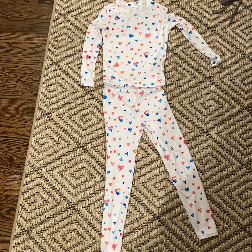 Heart long sleeve PJs
